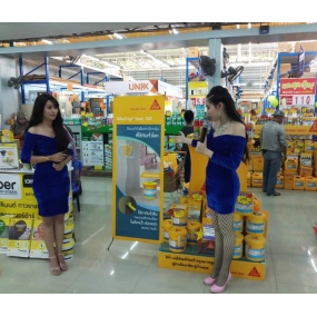 Trưng bày sản phẩm Sika