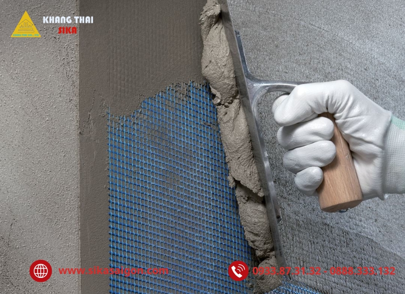 Những hạng mực nên sử dụng lưới thủy tinh chống thấm